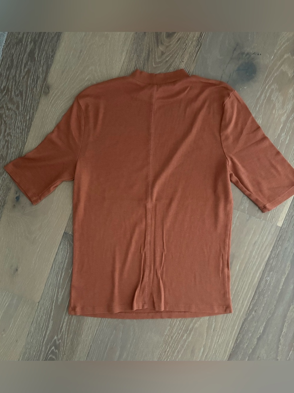 Women’s Short Sleeve Crewneck Shirt - Rust